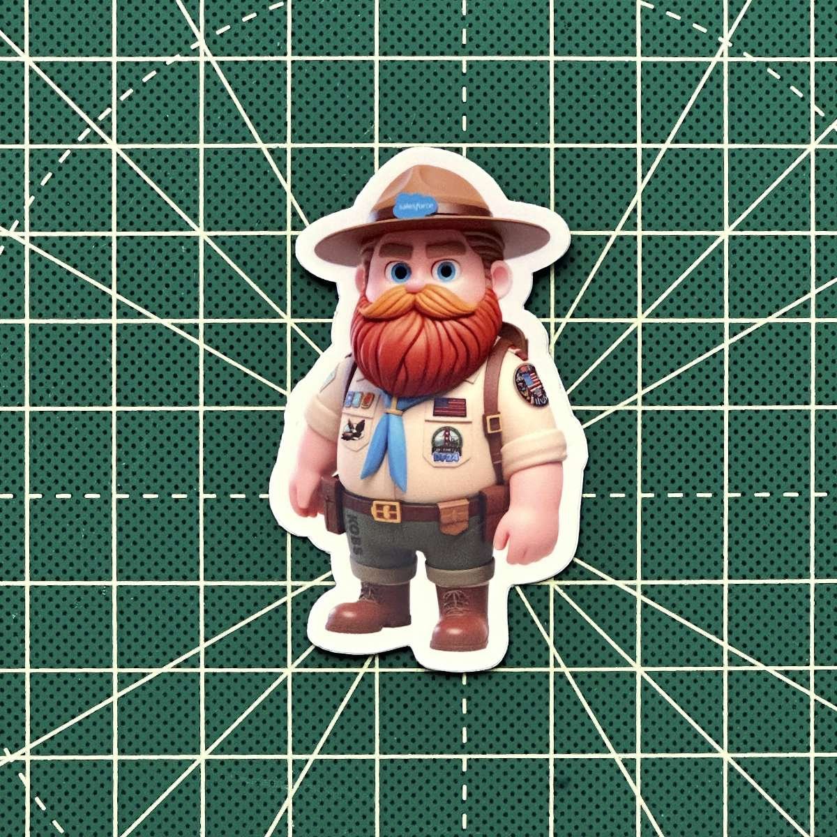 Bearded Ranger - Sticker